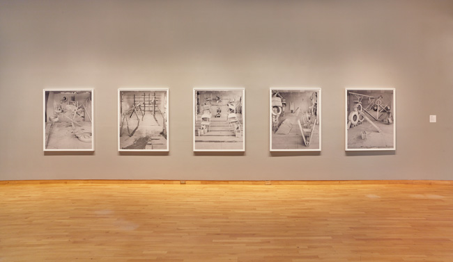 Installation view of The Return of the Real: Robert Lazzarini and Rodrigo Valenzuela exhibition at USF Contemporary Art Museum. Photo: Will Lytch.