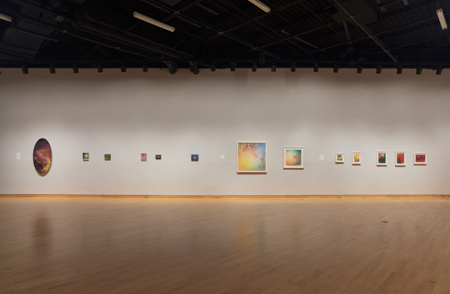 Installation view of Necessary Angels: Jesse Murry & Lisa Yuskavage exhibition at USF Contemporary Art Museum. Photo: Will Lytch.