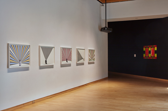 Installation view of Rico Gatson: Visible Time exhibition at USF Contemporary Art Museum. Photo: Will Lytch.