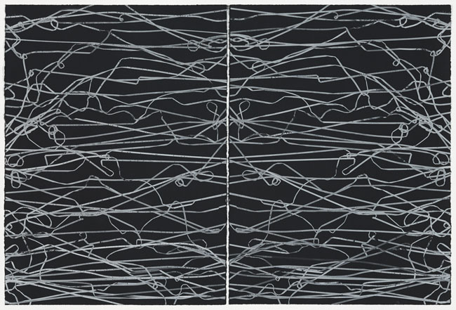 Christian Marclay
Untitled Diptych (from the series Cassette Tape Duplication)
2012