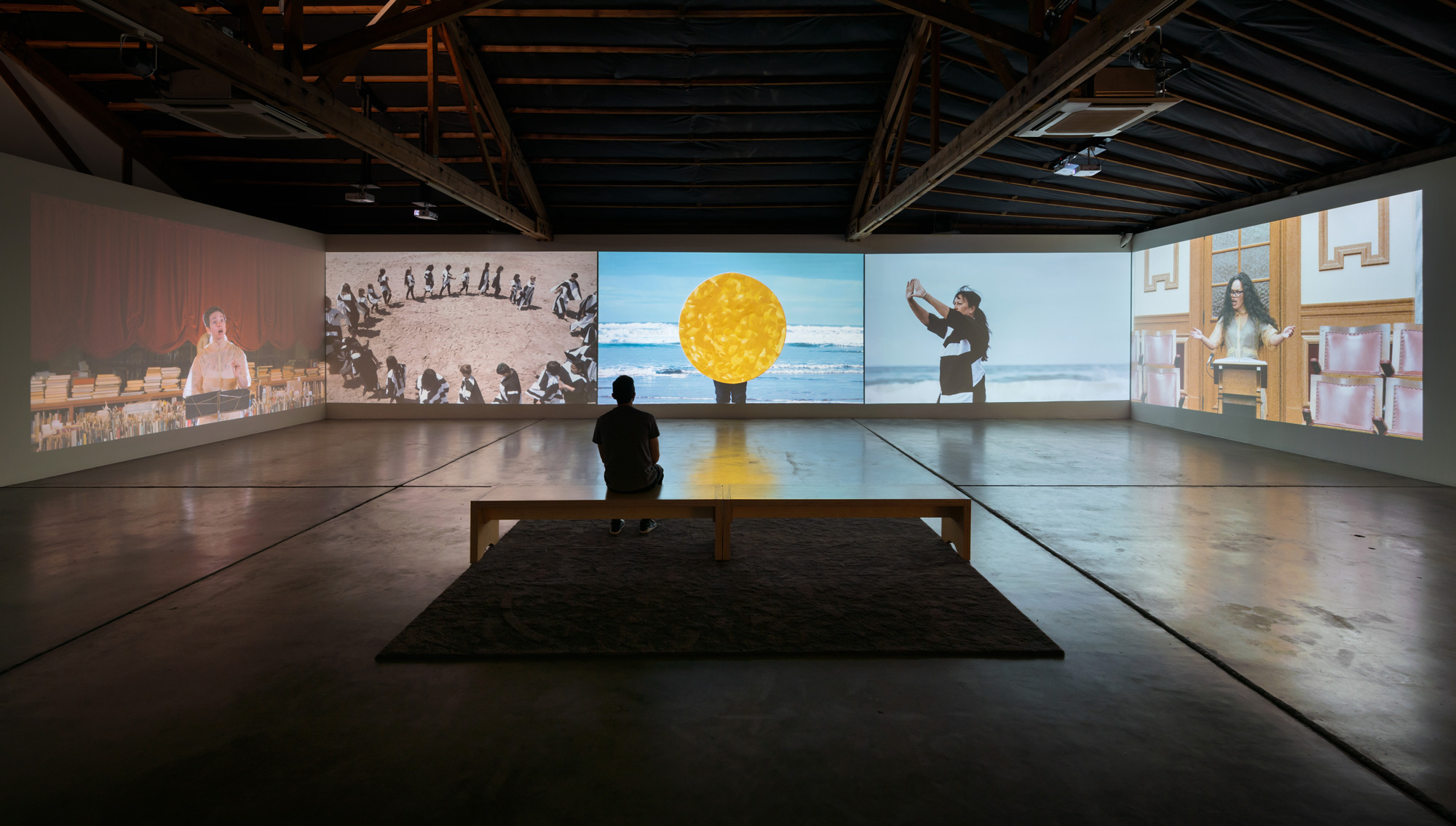 Sam Hamilton, Te Moana Meridian at Oregon Contemporary for Converve 45, 2023. Credit: Mario Gallucci